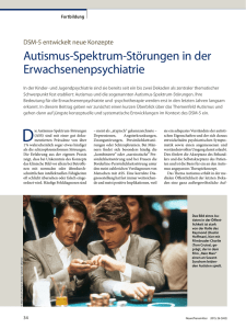 Autismus-Spektrum-Störungen in der Erwachsenenpsychiatrie