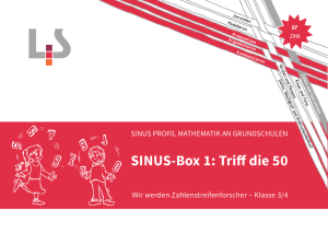 SINUS-Box 1: Triff die 50 - Landesbildungsserver Baden