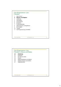 2. Klassen und Objekte