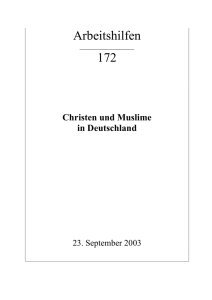 Christen und Muslime in Deutschland