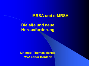 Fortbildung c-MRSA
