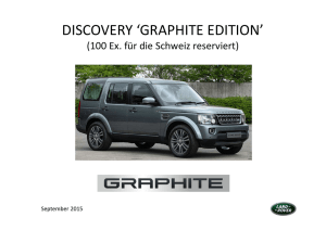 Land Rover Discovery Graphite ab CHF 62`500.