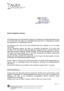 Die Risikobewertung der Österreichischen Agentur für