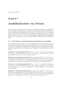 Ausfallsicherheit von Netzen