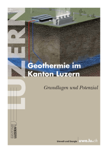 Geothermie im Kanton Luzern