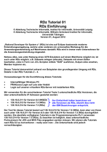 RDz Einführung - Informatik Uni Leipzig
