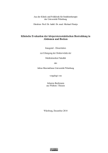 Dissertation Version OPUS - OPUS Würzburg