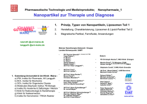 Nanopartikel zur Therapie und Diagnose