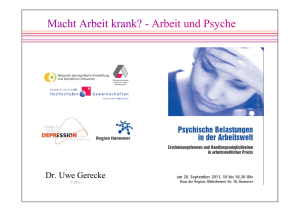 Arbeit und Psyche