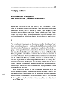 ethischen Sozialismus - Leibniz-Sozietät der Wissenschaften zu