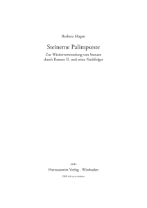 Steinerne Palimpseste. Zur Wiederverwendung von Statuen durch