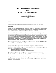 Wie Oracle-kompatibel ist DB2 oder ist DB2 das bessere
