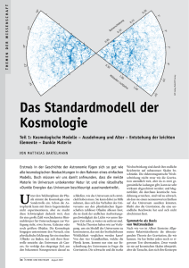 das Standardmodell der Kosmologie
