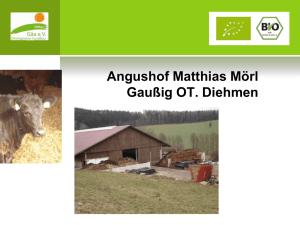 Matthias Mörl, Landwirt Öko-Hof in Gaußig-Diehmen