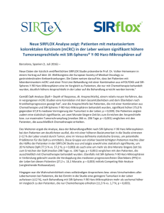 Neue SIRFLOX Analyse zeigt: Patienten mit metastasiertem