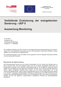 und Empfehlungen für die Förderperiode 2014-2020