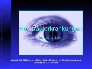 Therapie - Augenklinik Mülheim