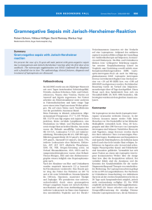 Gramnegative Sepsis mit Jarisch-Herxheimer-Reaktion