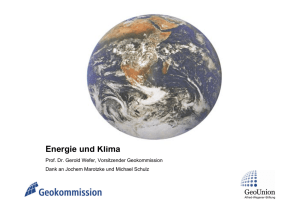 Energie und Klima