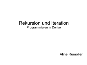 Rekursion und Iteration - Hu