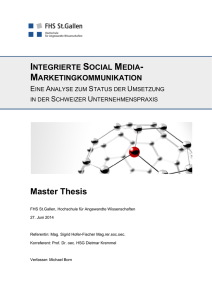Integrierte Social Media-Marketingkommunikation