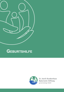 geburtshilfe - St. Josefs Krankenhaus Balserische Stiftung