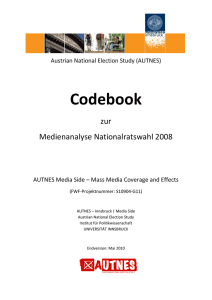 Codebook - Austrian National Election Study
