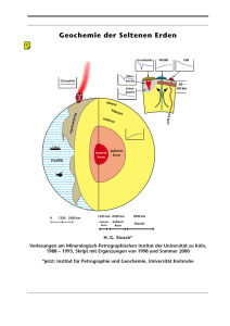 Universität Köln – Geochemie der Seltenen Erden