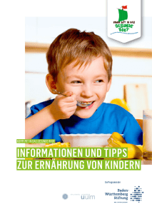 informationen und tipps zur ernährung von kindern