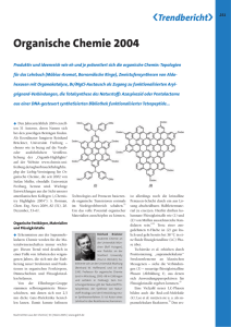 Organische Chemie 2004