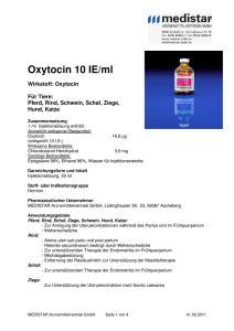 Oxytocin 10 IE ml - MEDISTAR Arzneimittelvertrieb GmbH