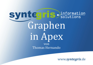 Graphen in Apex1.2 MB - syntegris information solutions GmbH