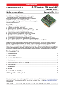 maxon motor maxon motor control 1-Q