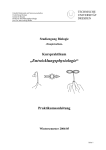 Datei - Fachrichtung Biologie