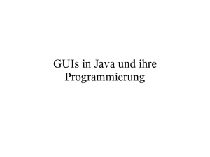 GUI-Programmierung