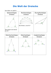 Die Welt der Dreiecke