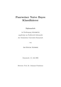 Paarweiser Naive Bayes Klassifizierer