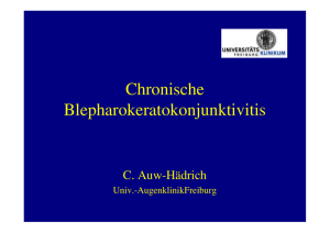 Chronische Blepharokeratokonjunktivitis