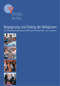 Broschüre "Begegnung und Dialog der Religionen"