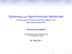 Studientag zur Algorithmischen Mathematik