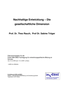 Die gesellschaftliche Dimension