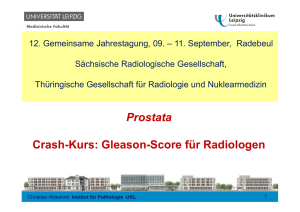 Gleason-Score für Radiologen