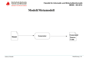 Modell/Metamodell