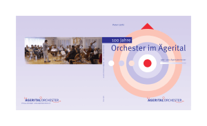 100 Jahre Orchester im Ägerital