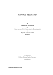 inaugural-dissertation - Universität Heidelberg