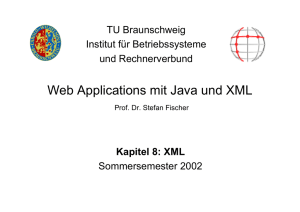 Web Applications mit Java und XML