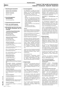 Cephoral 200 mg/400 mg Filmtabletten Cephoral