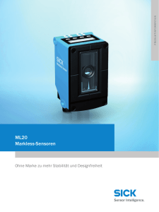 ML20 Markless-Sensoren