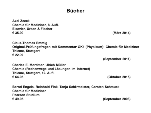 Anorganische und allgemeine Chemie