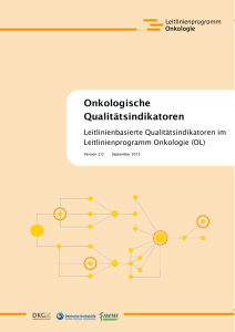 Leitlinienbasierte Qualitätsindikatoren im OL